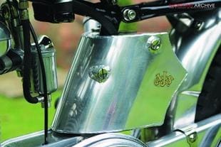 AJS classic trial bike restoration