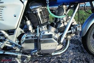 Ducatio Desmo motorcycle engine