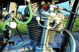 Ducati Desmo single cylinder motorcycle