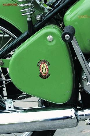 BSA C10 classic British motorcycle