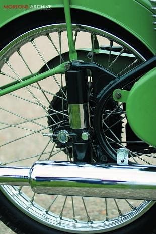 BSA C10 classic British motorcycle
