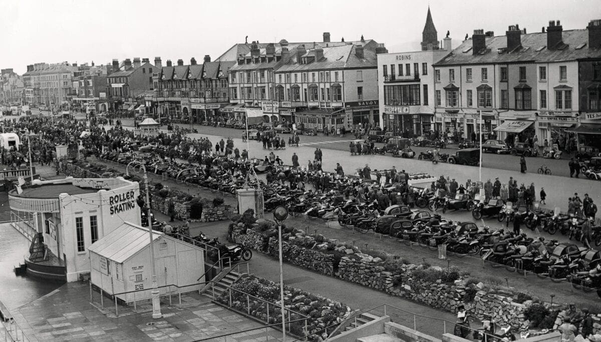 Rhyl seafront scene