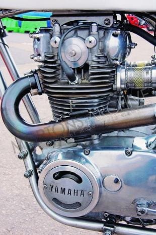 Yamaha XS motorcycle racer