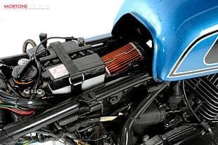 Yamaha RD350B 1974 clasic two stroke Japanese motorcycle