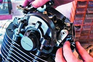 Yamaha XT500 Japanese motorcycle engine rebuild