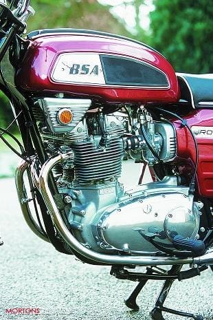 BSA Rocket Three classic British motorcycle