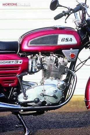 BSA Rocket Three classic British motorcycle