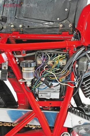 Moto Morini classic Italian motorcycle