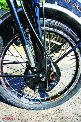 Vincent V-twin made from new spare parts