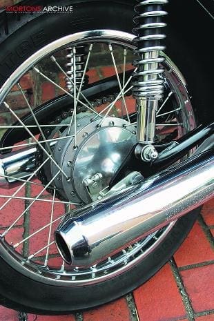 Suzuki GT185 classic motorcycle