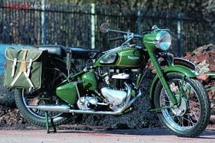 Triumph TRW 500 classic British motorcycle