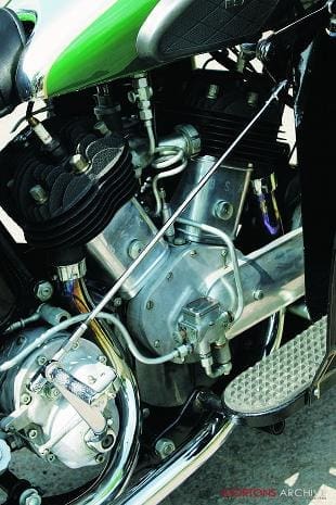 BSA G14 engine and petrol tank