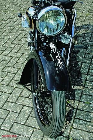 1931 AJS Model S3 classic motorcycle restoration