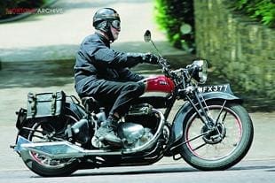 Ariela Square Four classic British motorcycle road test