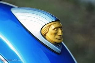 Indian Chied mascot, classic American motorcycle