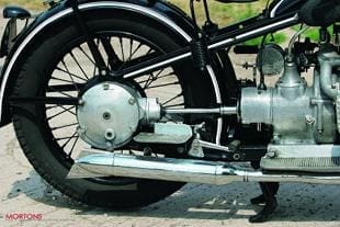 BMW R12 classic German motorcycle