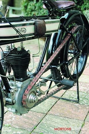 Norton Old Miracle sidevalve racing motorcycle