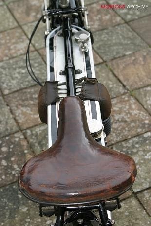 Norton Old Miracle sidevalve racing motorcycle