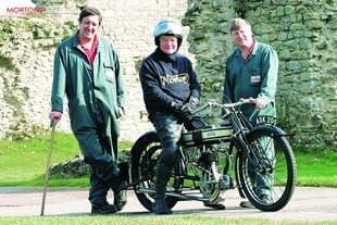 Norton Old Miracle sidevalve racing motorcycle