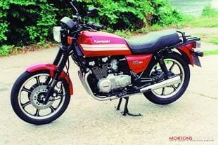 Kawasaki GT550 classic Japanese motorcycle