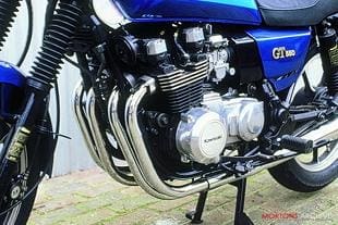Kawasaki GT550 classic Japanese motorcycle