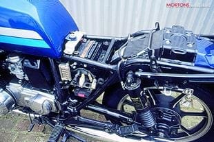 Kawasaki GT550 classic Japanese motorcycle