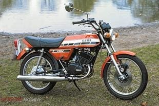 Yamaha RD200 two stroke motorcycle