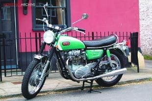 Yamaha XS1 vertical twin classic motorcycle