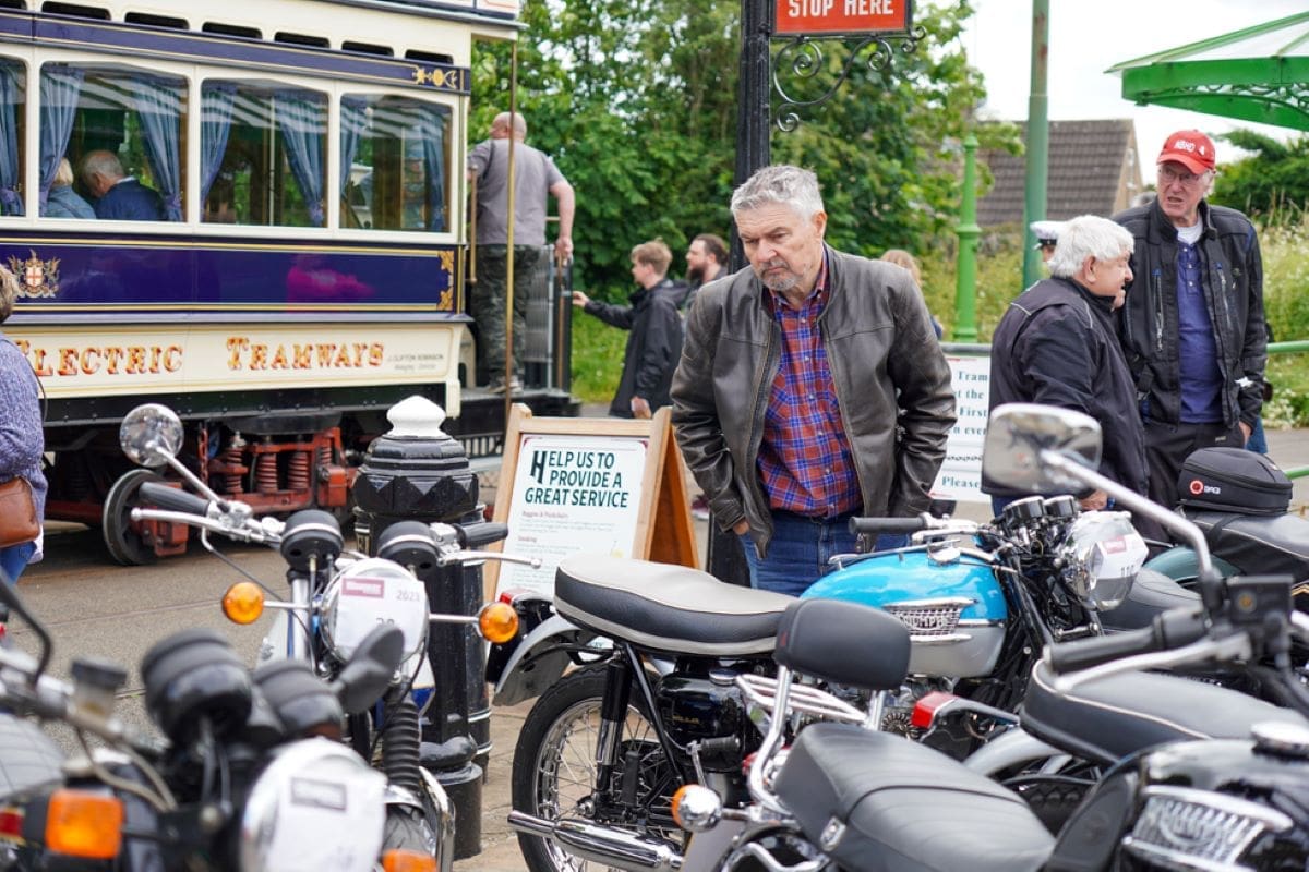 Head to Classic Motorcycle Day at Crich Tramway Village in July