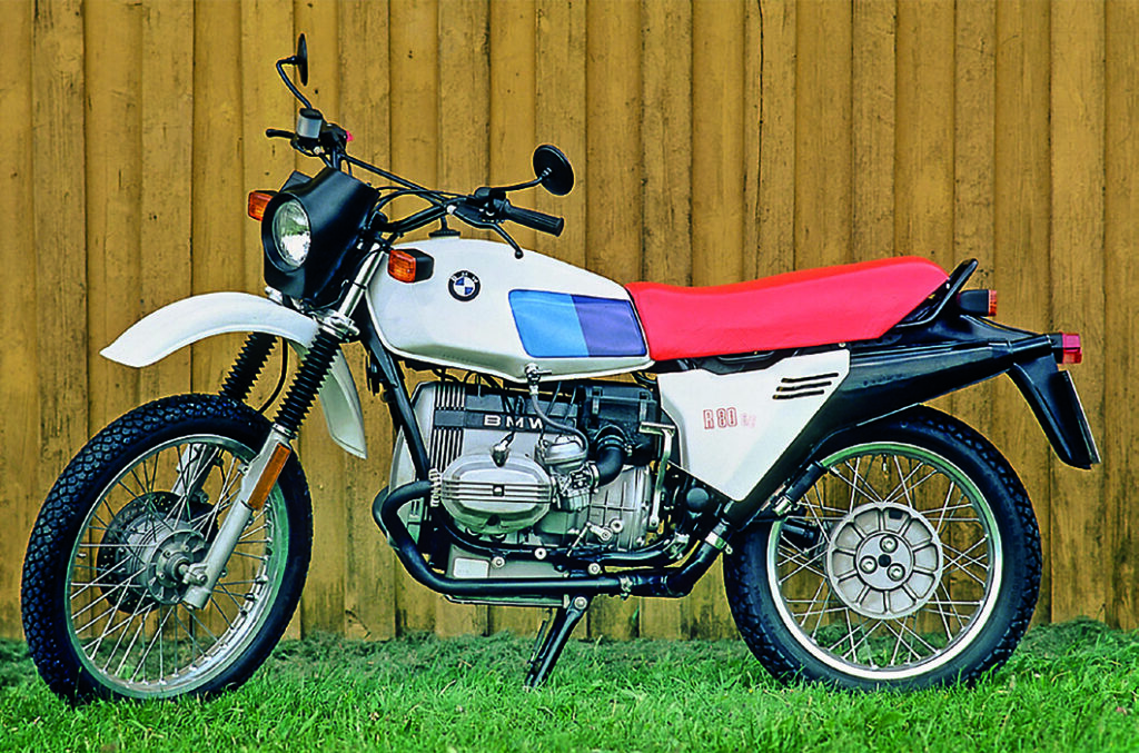 Possibly the most influential motorcycle since the 1938 Speed Twin? The
1980 BMW R80G/S