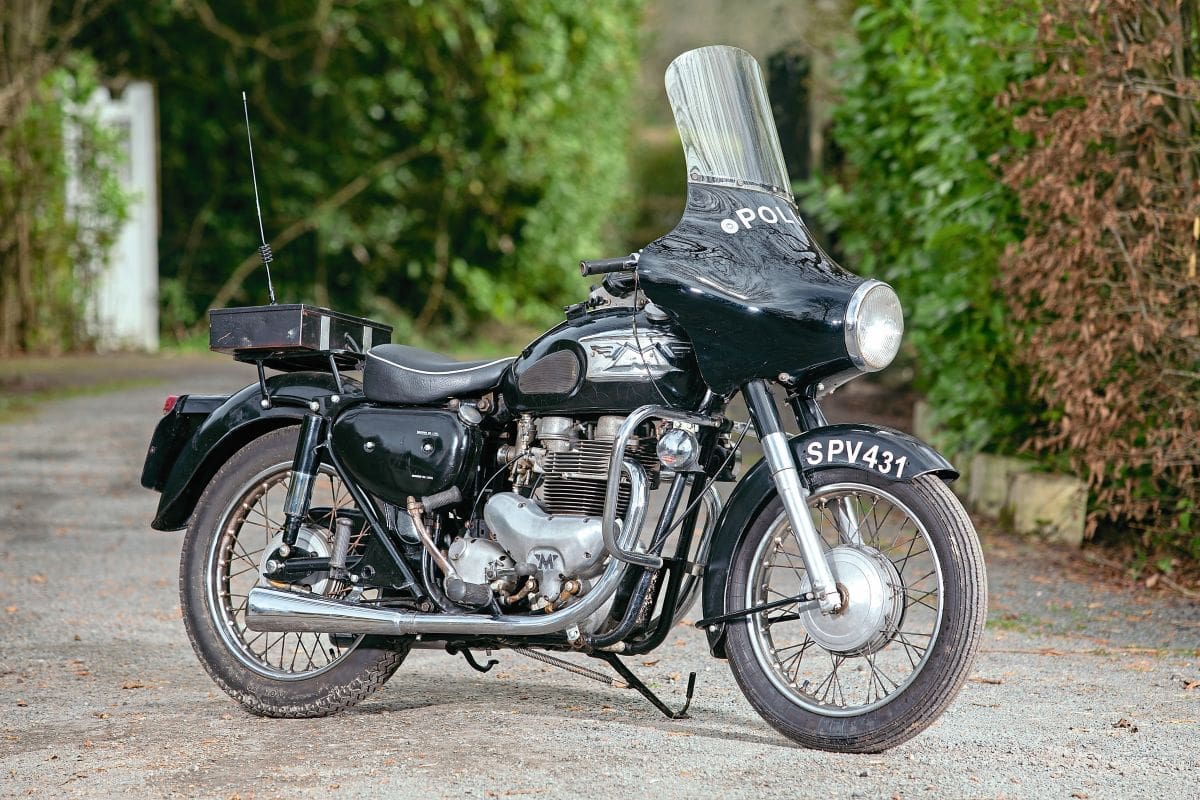 The one and only Matchless G12 police issue