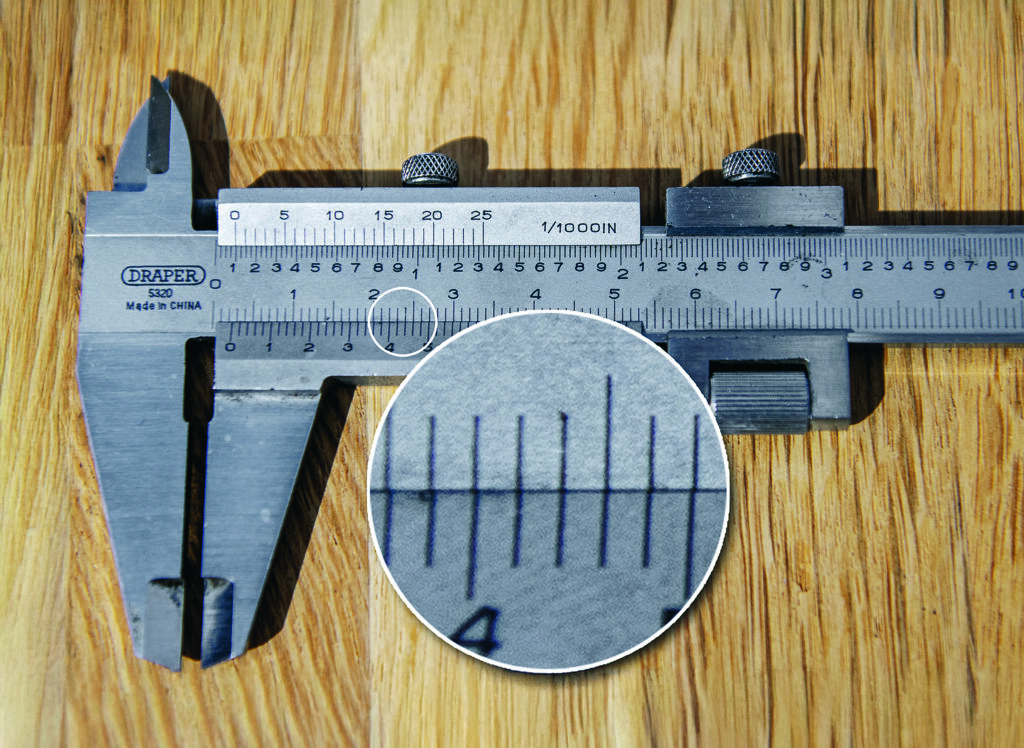 Reading a vernier scale