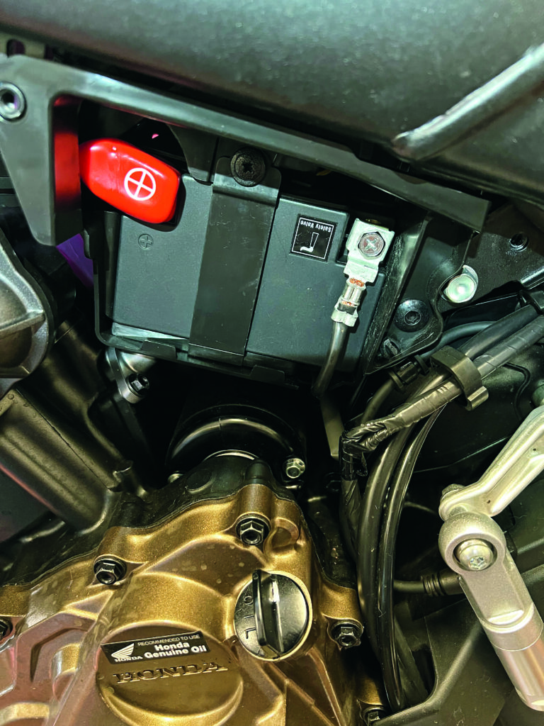 Small batteries are often hidden away and not under the seat anymore!