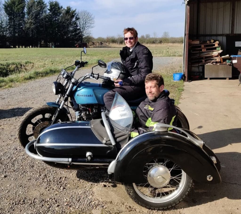 Sara Price and her first outfit.