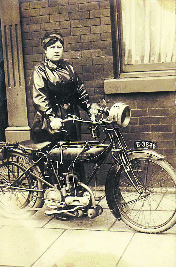 A lady owner with her Sparkbrook.