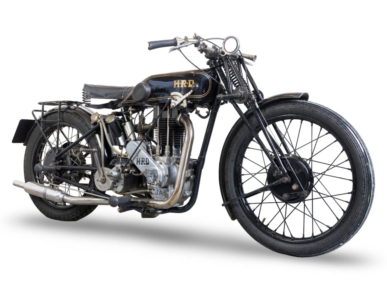Rare 1926 HRD Model 90 from The David Plant Collection heads to Bonhams Stafford auction