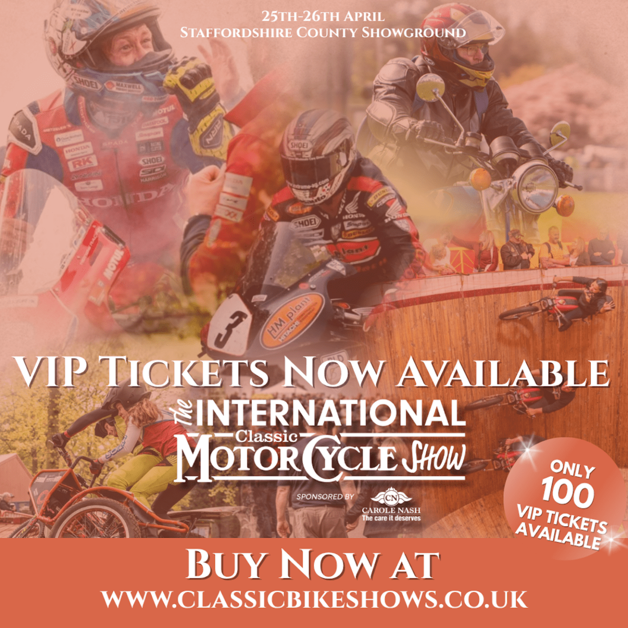 VIP Tickets Now Available for the International Classic Motorcycle Show
