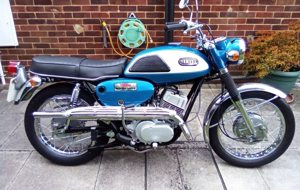 This smart 1968 Yamaha YR2C was offered for sale on eBay last year.