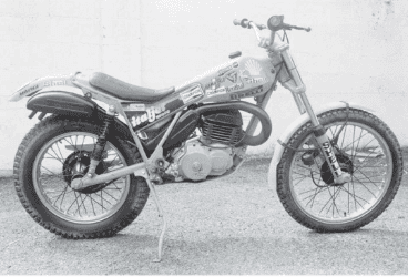 Testing the Italjet JT350 trials motorcycle