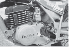 Testing the Italjet JT350 trials motorcycle