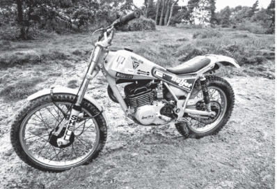 Testing the Italjet JT350 trials motorcycle