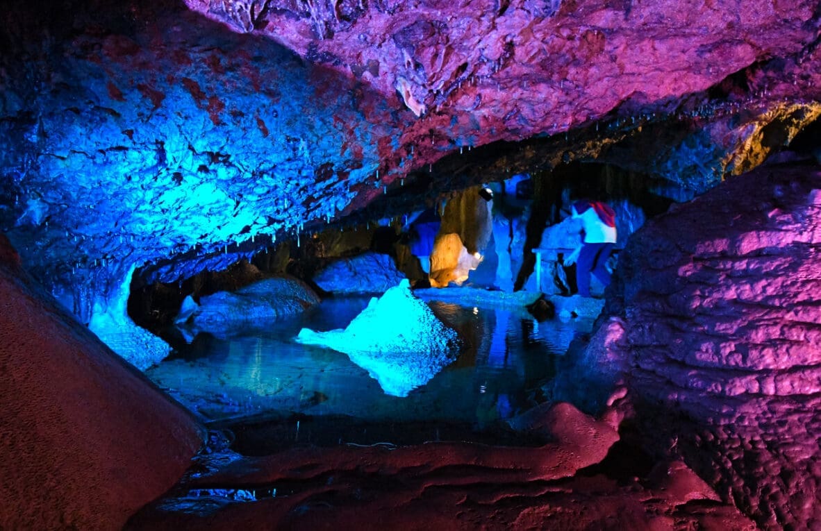 Visiting Wookey Hole Caves – aka Voga, the planet of gold!