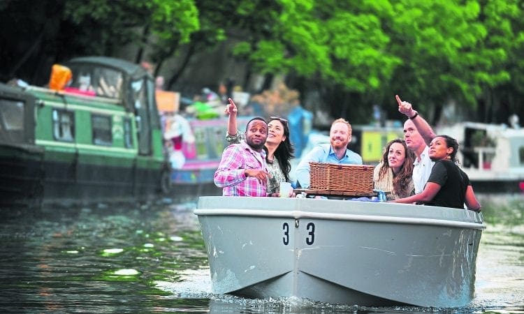 Self-drive boats return to the Regent’s Canal