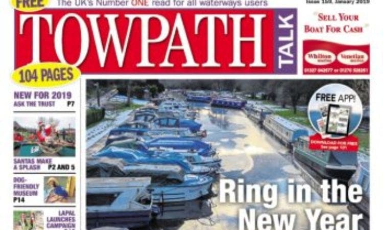 January 2019 Towpath Talk – out now!
