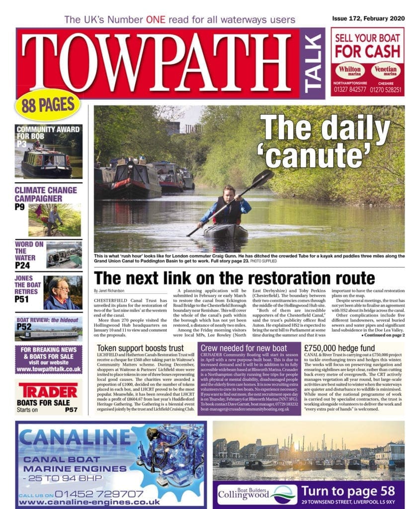 Towpath Talk February cover