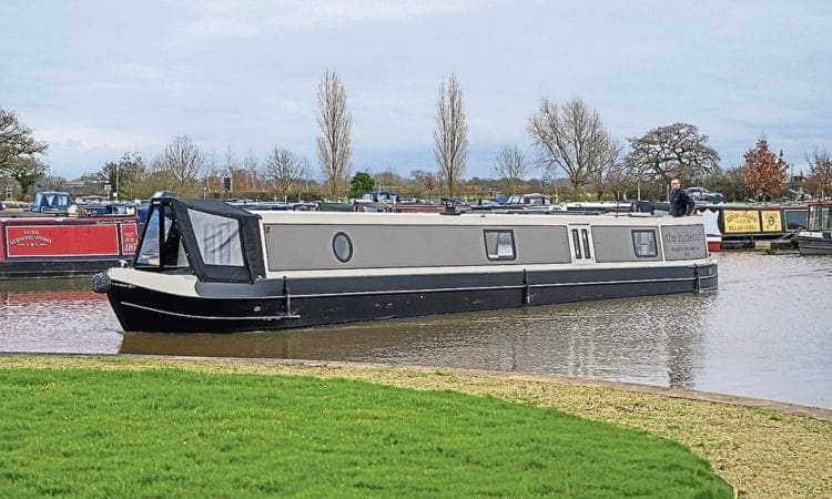 A very modern ‘hideout’ from Knights Narrowboats