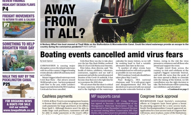 What’s inside Towpath Talk’s April issue?