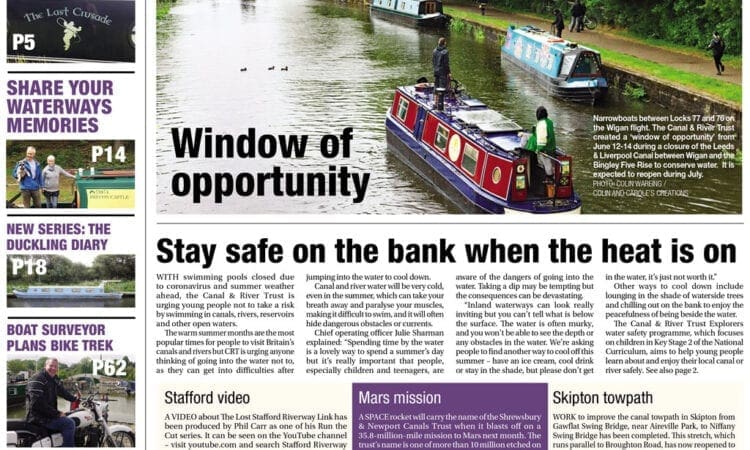 Inside the July issue of Towpath Talk