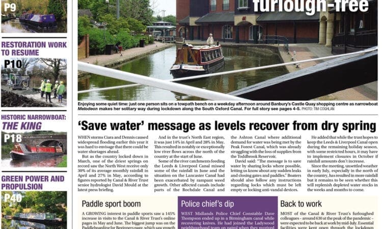 Inside the August issue of Towpath Talk