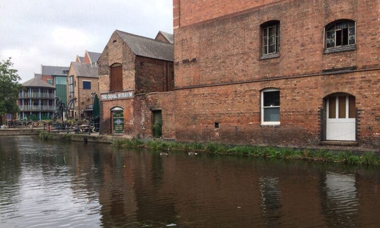 Floating reedbeds installed on Nottingham’s waterways to attract wildlife